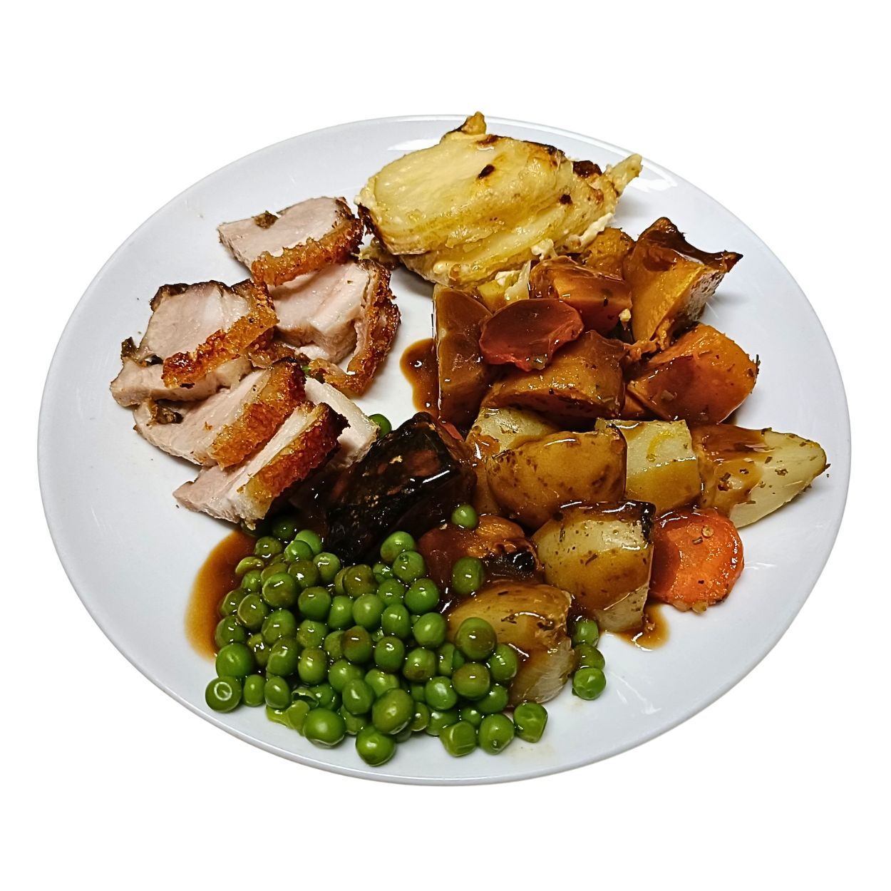 Roast VPP Meal with Crispy Pork & Gravy