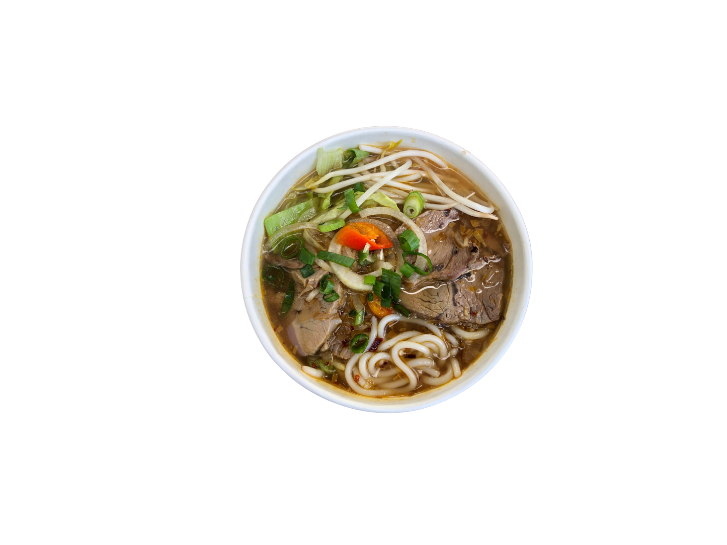 Spicy beef noodle soup [Bún Bò Huế]