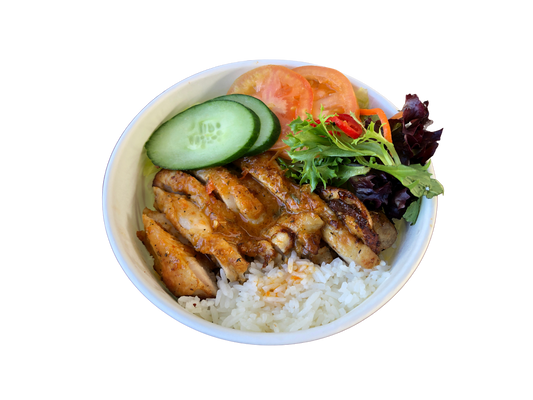 Peri Chicken with Steamed Rice