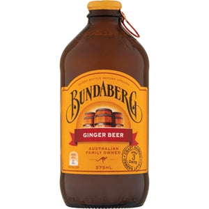 Bundaberg Ginger Beer 375ml Glass Bottle