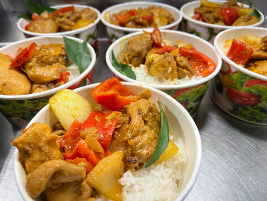 Chicken Curry with Steamed Rice