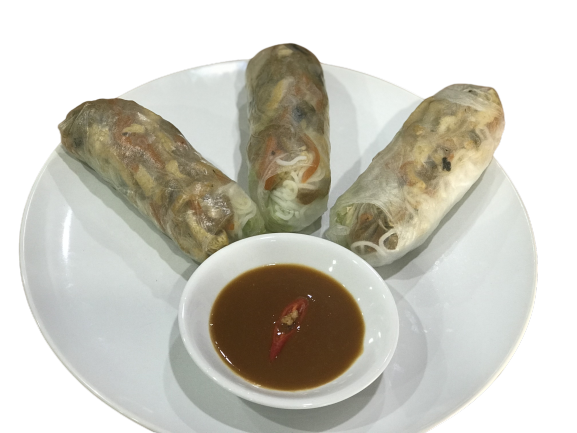 Rice Paper Rolls Tofu & Veg [VG] (2 rolls)*