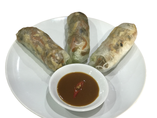 Rice Paper Rolls Tofu & Veg [VG] (2 rolls)*