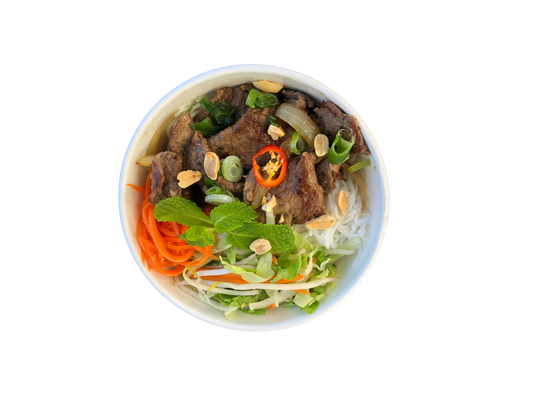 Lemongrass beef with Vermicelli Rice Noodle*