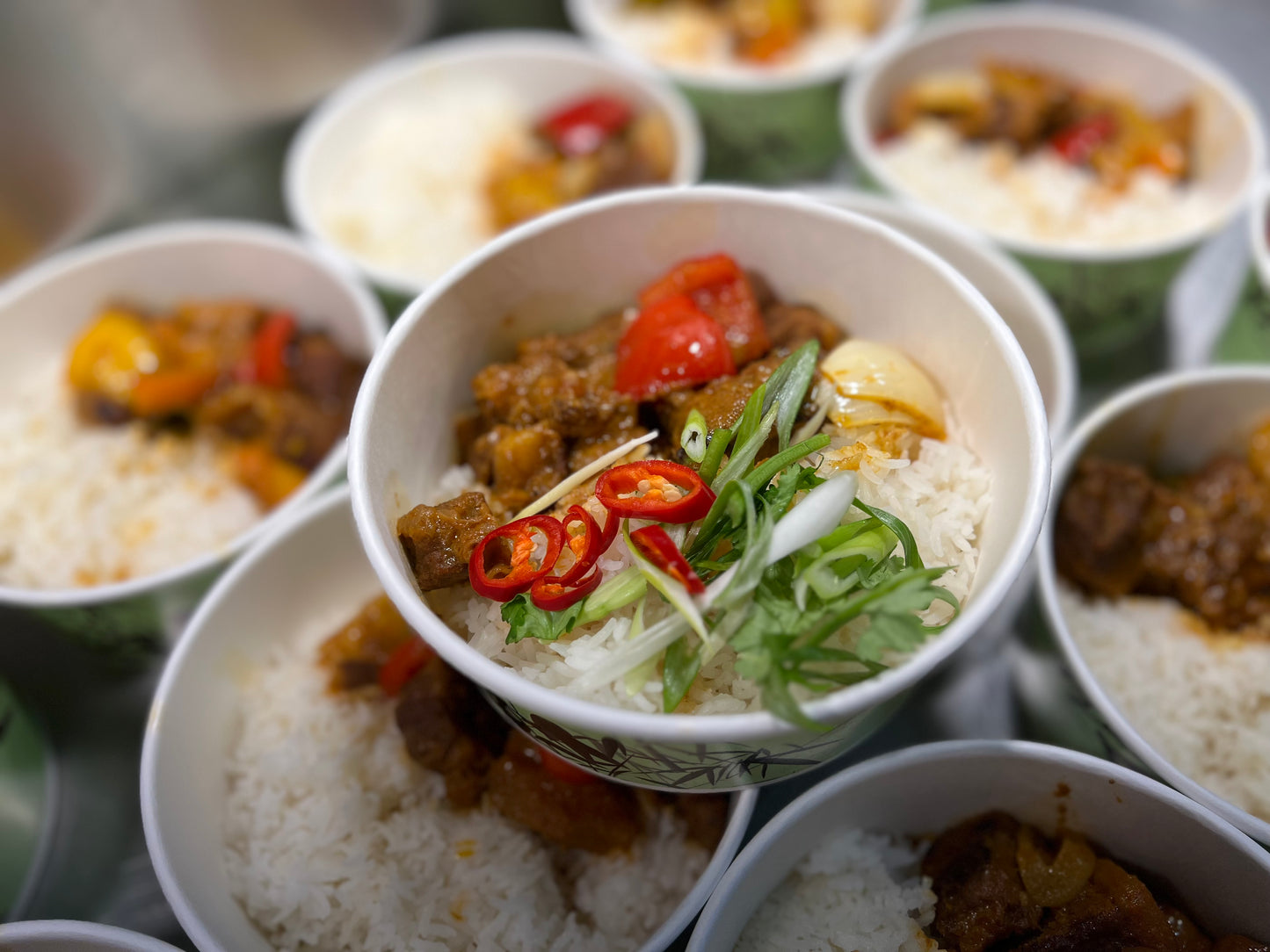 Thai Beef Curry with Steamed Rice*