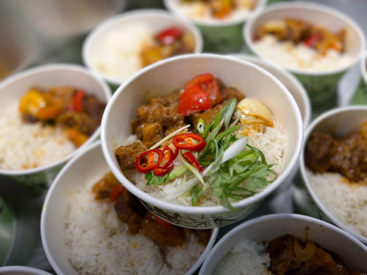 Thai Beef Curry with Steamed Rice*